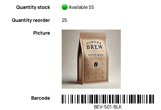 barcode feature screenshot